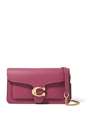 Tabby Zincir Clutch - Pembe