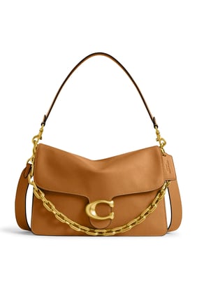 Coach Chain Tabby 30 Omuz Çantası - Orta Kahverengi