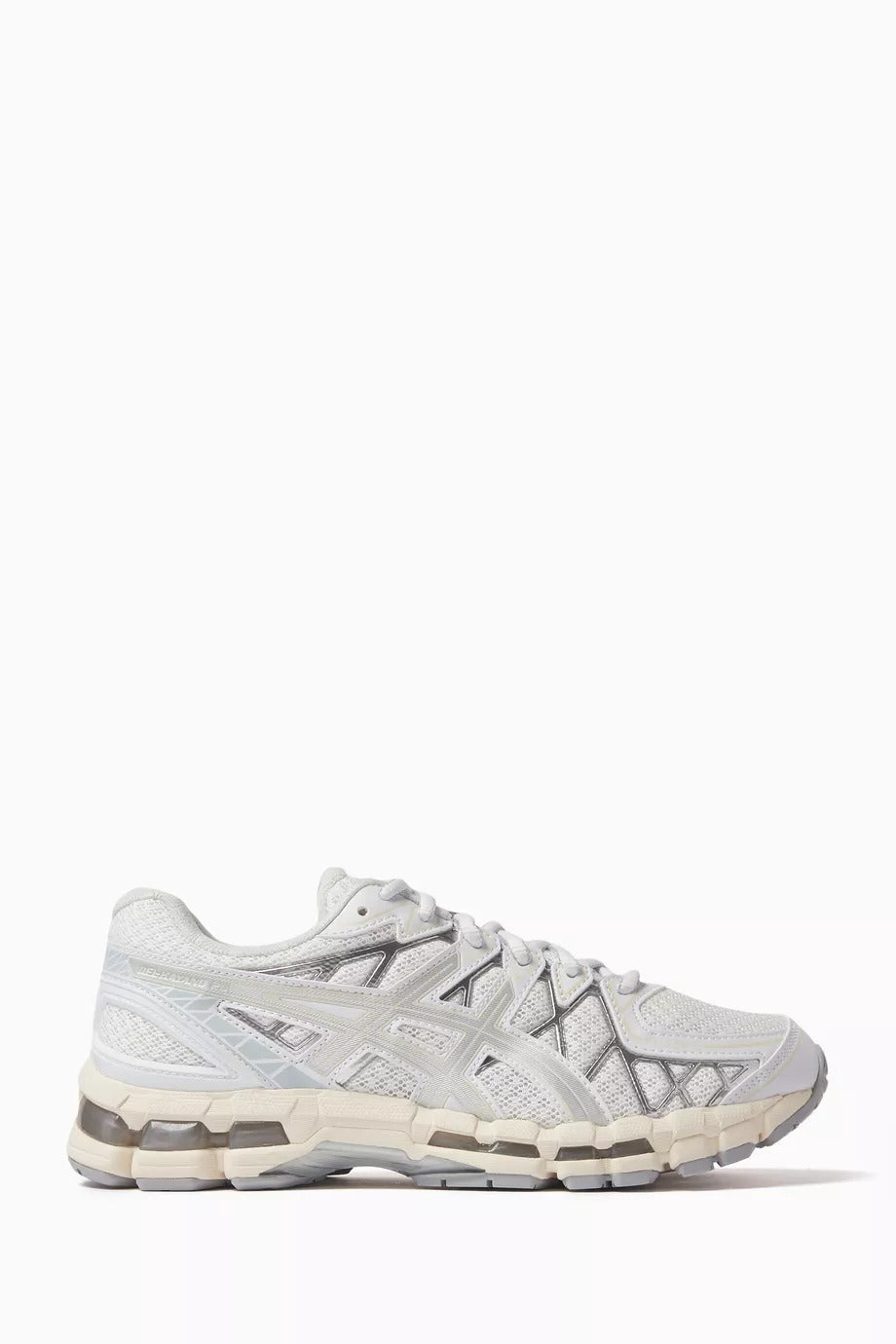 Gel-Kayano 20 Mesh Beyaz Kadın Spor Ayakkabı Nefes Alabilir Konforlu Günlük Kullanım