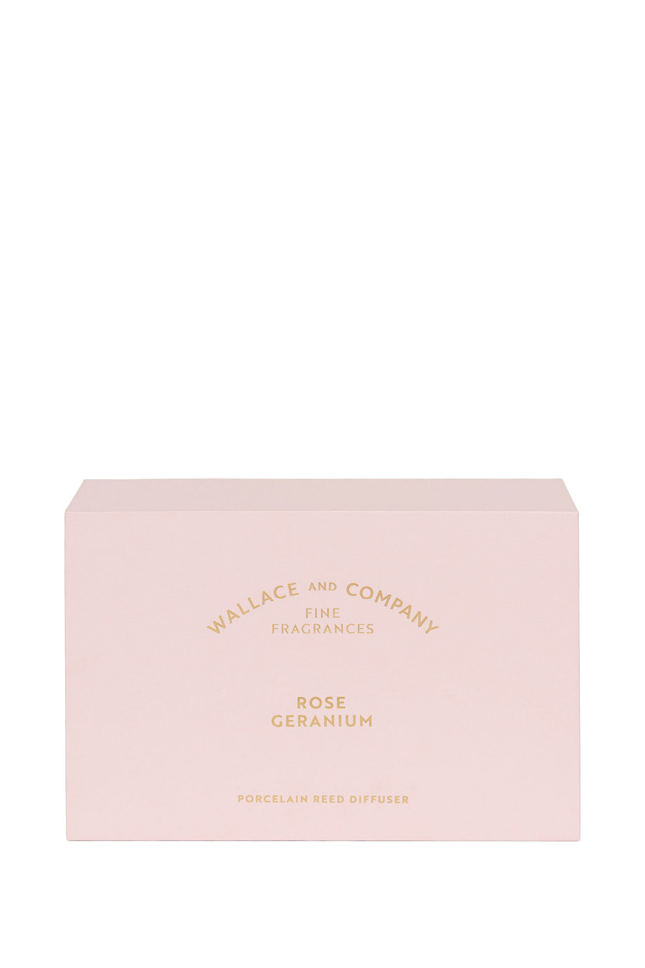 Gül Sardunya Kamış Difüzörü, 18 Ayar Altın Kenarlı Porselen Kapta, 1000 ml