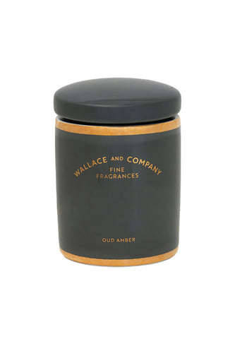 Oud Amber Porselen Mum Lüks ve Egzotik Aroma