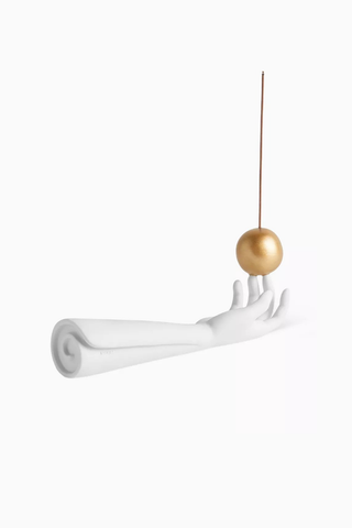 Atlas Porselen Tütsülük El Yapımı Altın Detaylı Sanatsal Tasarım