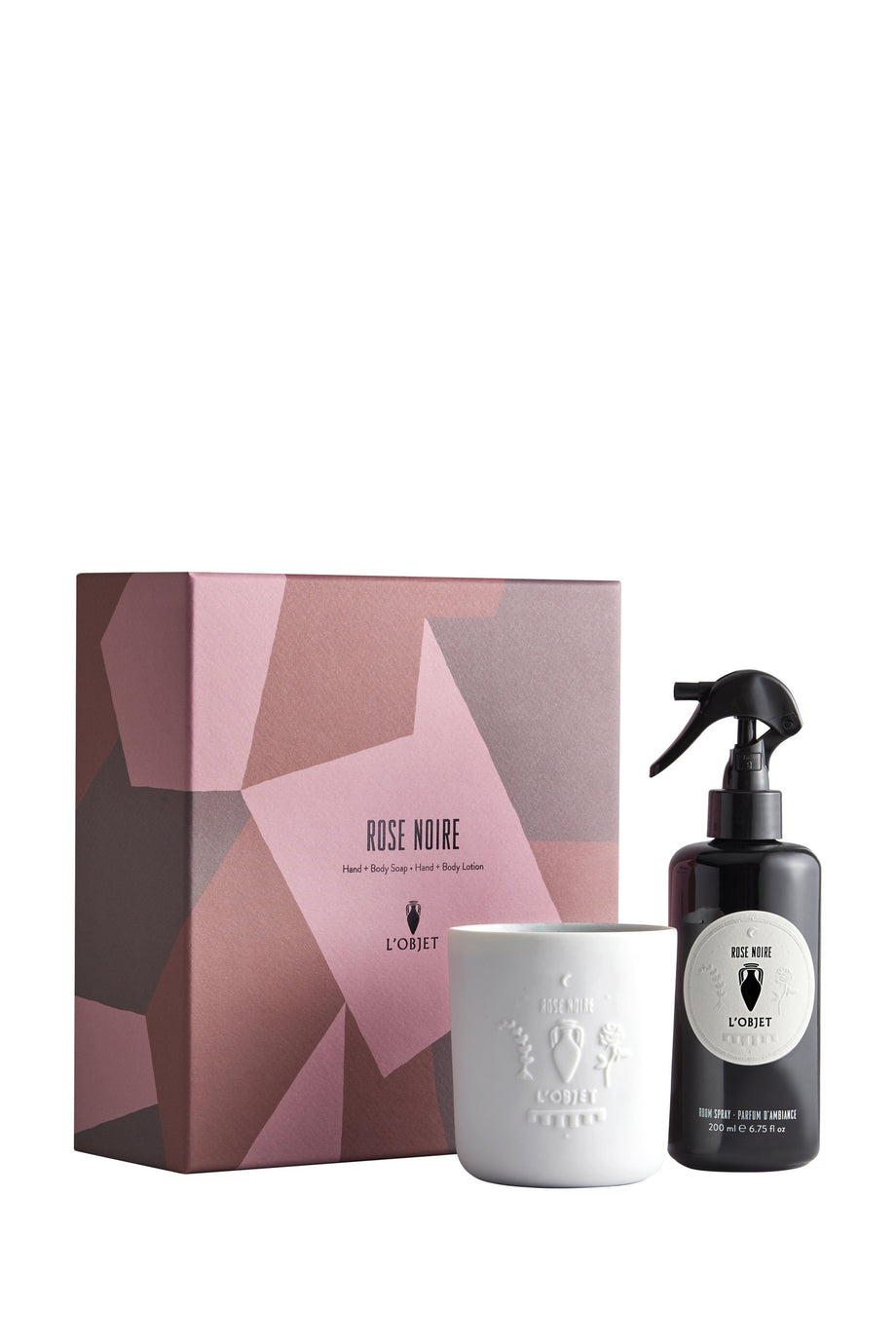 Rose Noire Oda Spreyi ve Mum Hediye Seti Lüks ve Zarif Kokular
