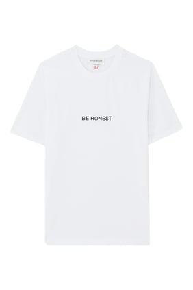 Be Honest Slogan Tişört - Şık ve Rahat