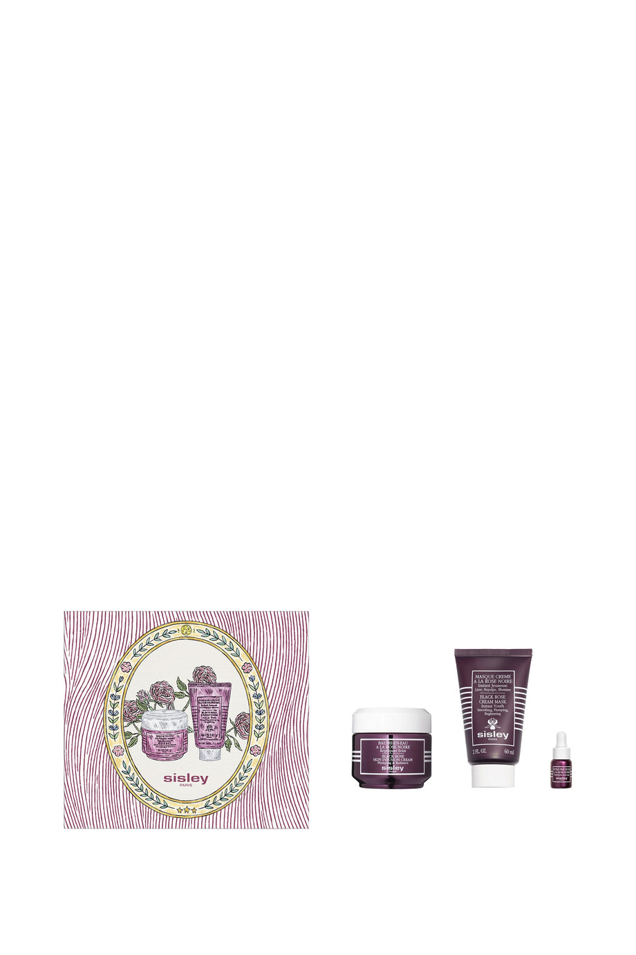 Black Rose Sublime Plumping Duo, Maske + Cilt Kremi + Yüz Yağı Seti