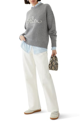 Ritz Unisex Kaşmir Kazak - Gri