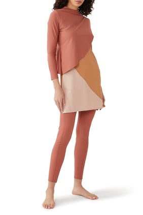 Şık Yüzme Taytı - Cepli