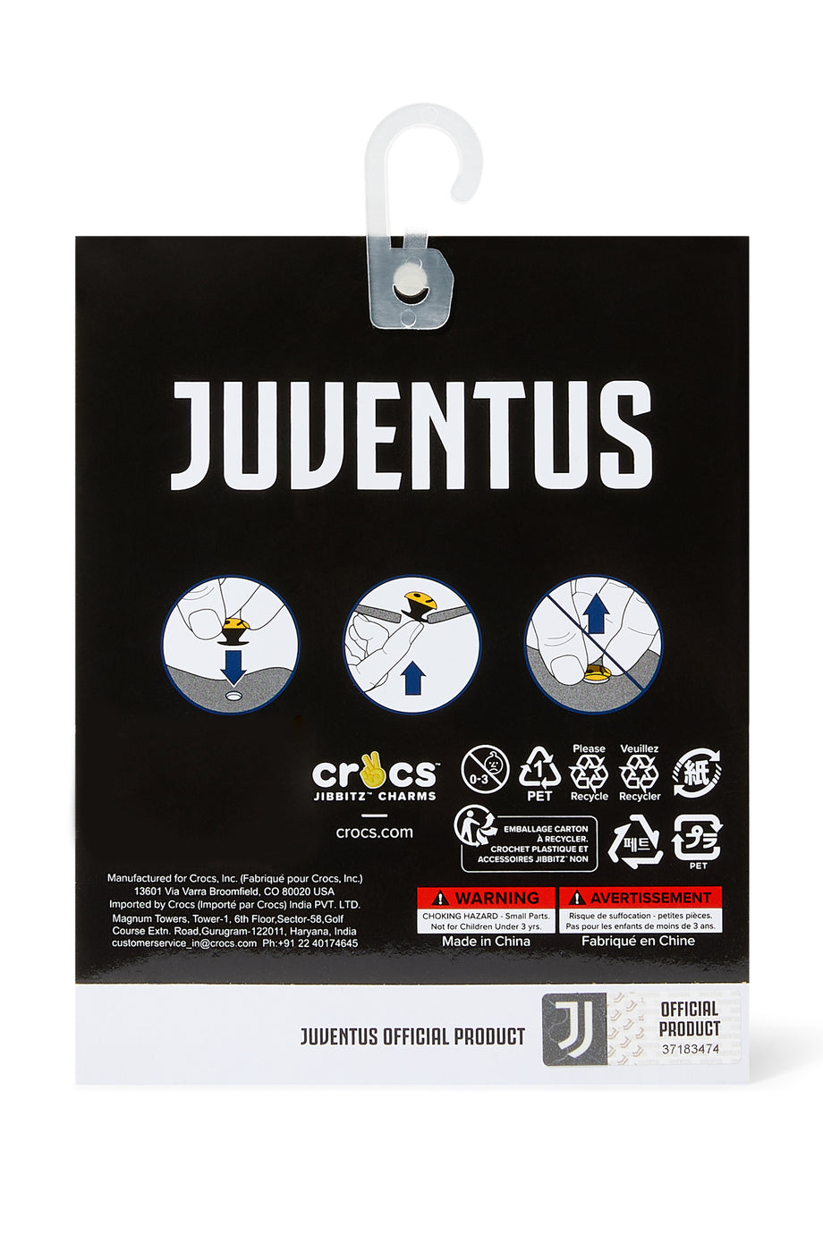 Juventus Jibbitz Charms - Çocuk Ayakkabı Aksesuarı