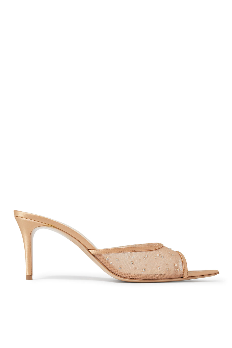 Lisa 75 Mesh Parıltılı Mules