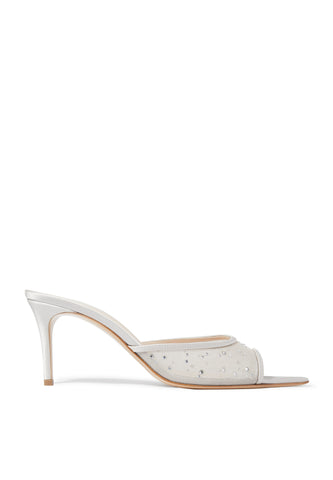 Lisa 75 Mesh Glitz Mules - Şık ve Modern Terlik