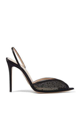 Katy Slingback 105 Kristal Topuklu Sandalet