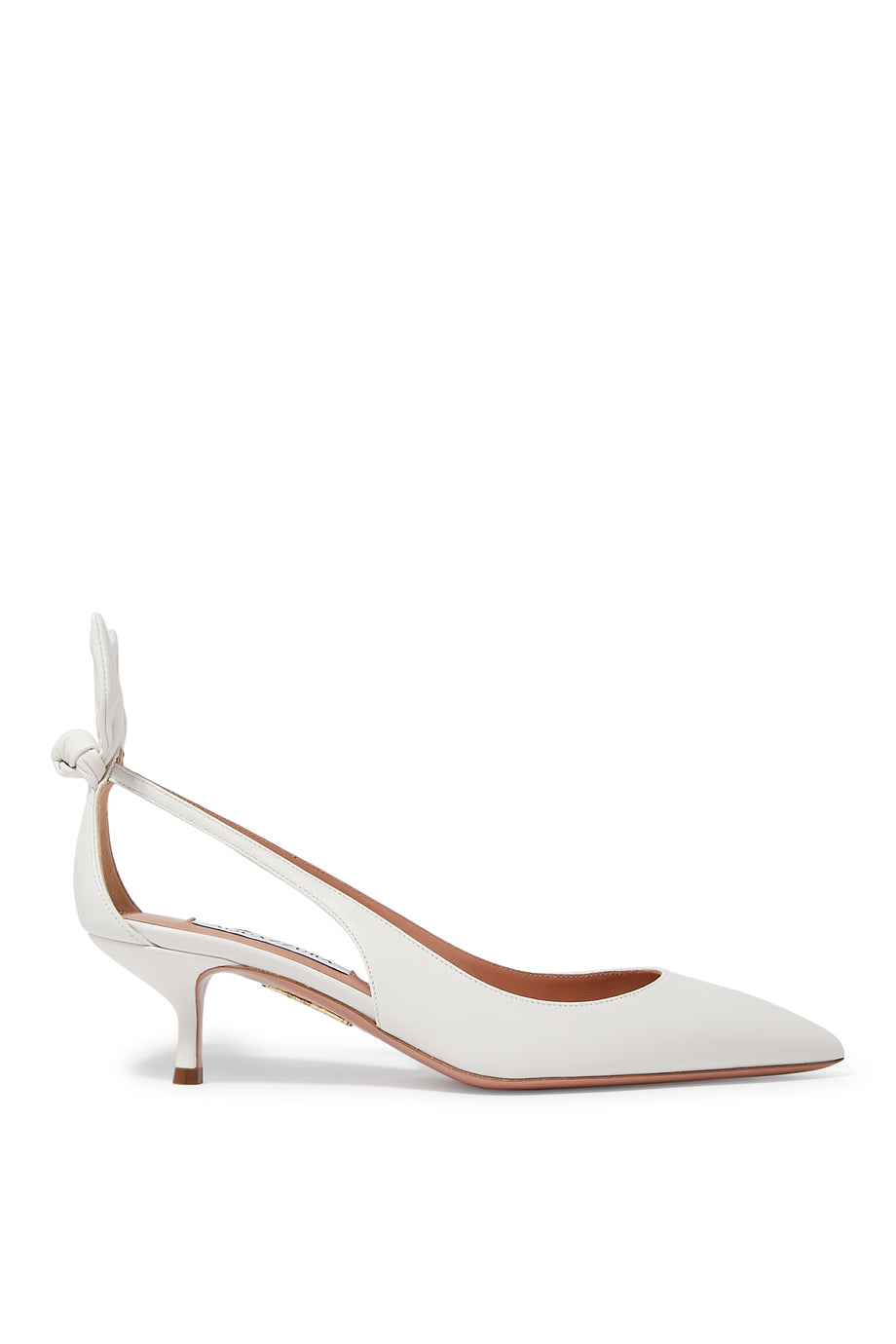 Aquazzura Fiyonk Detaylı 50 mm Topuklu Ayakkabı