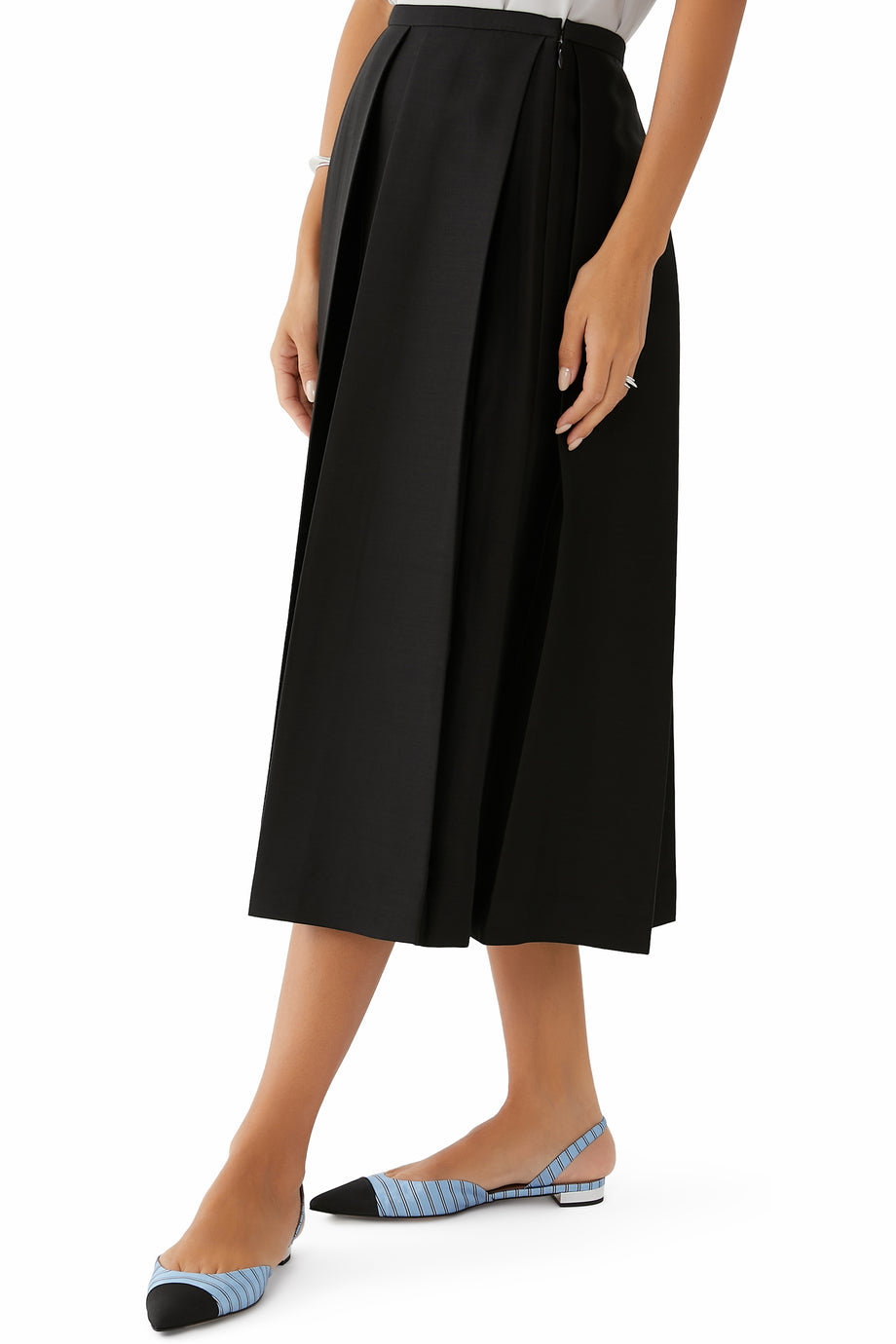 Aquazzura Milanese Düz Ayakkabılar - Şıklık ve Konfor Bir Arada