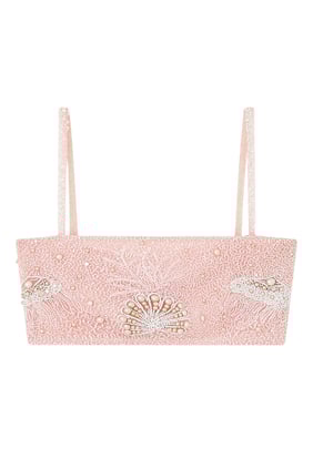 Faith Boncuklu Croptop