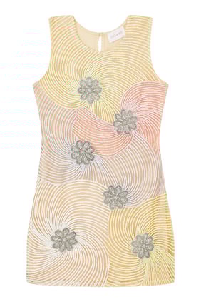 Immie Boncuklu Mini Elbise