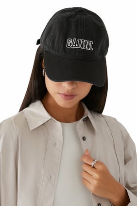 Ganni Logo Şapka - Şık ve Rahat
