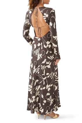 Eden Desenli Faroe Maxi Elbise