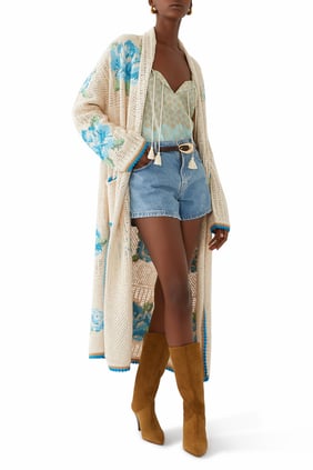 Şık Kıyafetler İçin Coastal Granny Maxi Hırka