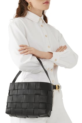 Örgü Mini Tote Çanta