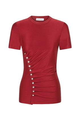 Kısa Kollu Drapeli Bluz - Şıklığın ve Rahatlığın Buluşması