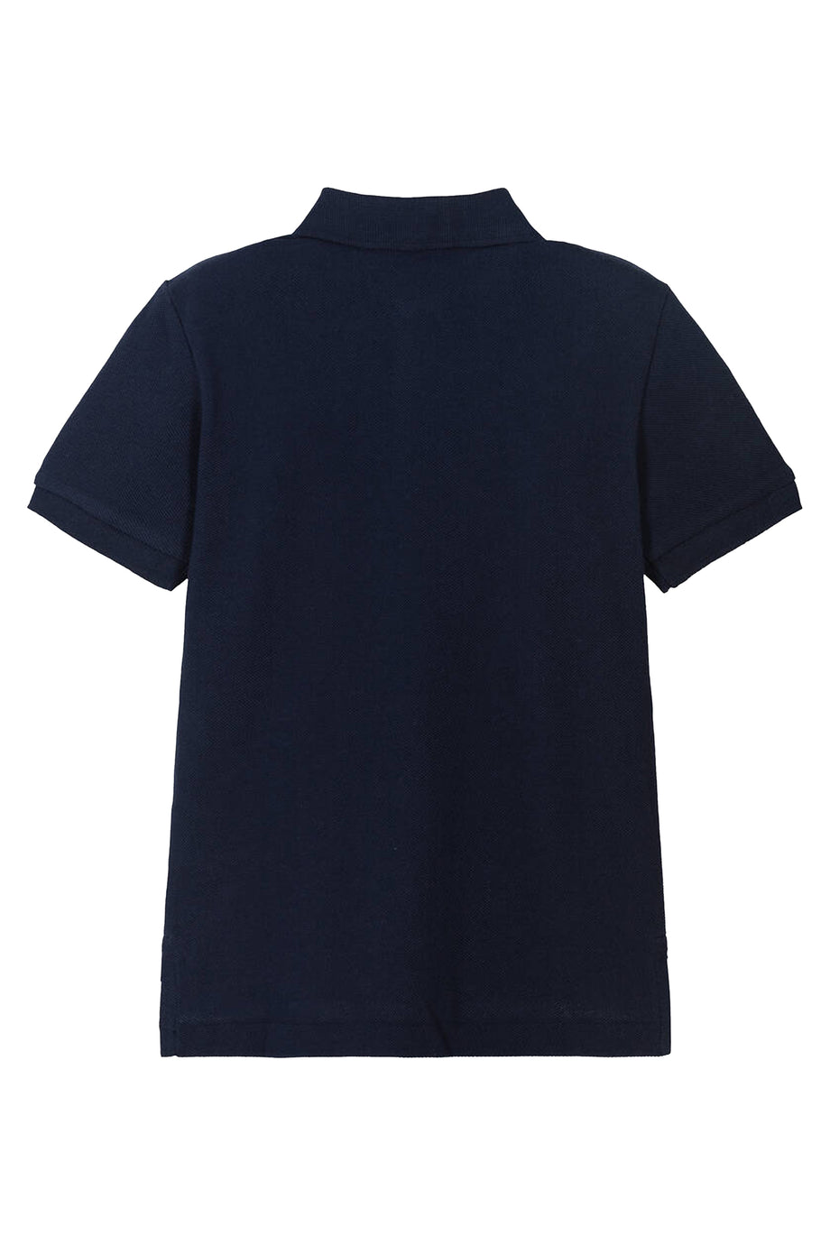 Çocuk Slim Fit Pamuklu Dantel Polo Tişört - Lacivert