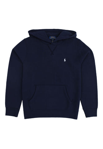Çocuk Fleece Kapüşonlu Sweatshirt - Mavi