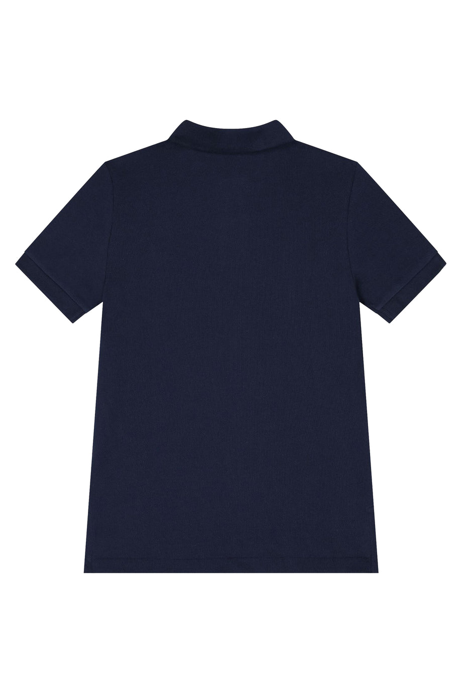 Çocuk Slim Fit Pamuklu Ağı Mesh Polo Tişört - Lacivert