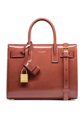 Saint Laurent Sac De Jour Nano Patente Deri Çanta