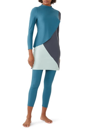 Cep Detaylı Yüzme Taytı - Lanuuk