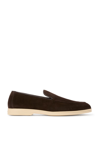 Kadife Loafer Ayakkabı - Kahverengi
