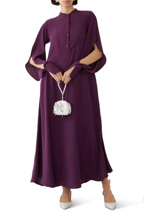 Flutter Kollu Kaftan - Yaz Şıklığı