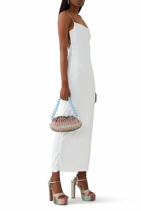 Zigzag Clutch Çanta - Renkli ve Şık