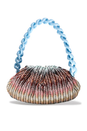 Zigzag Clutch Çanta - Renkli ve Şık