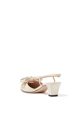 Bowow 45 Topuklu Slingback Ayakkabılar