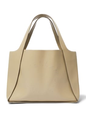 Stella McCartney Logo Büyük Tote Çanta