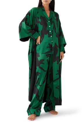 Lila Poiret Panther Pijama Takımı