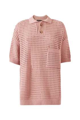 Joana Pamuk Triko Polo Tişört