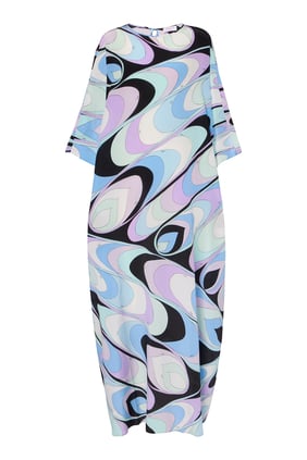 Pucci Onde-Desen İpek Kaftan