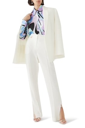 Pucci Onde-Print İpek Gömlek