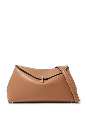 T-Lock Deri Clutch Çanta
