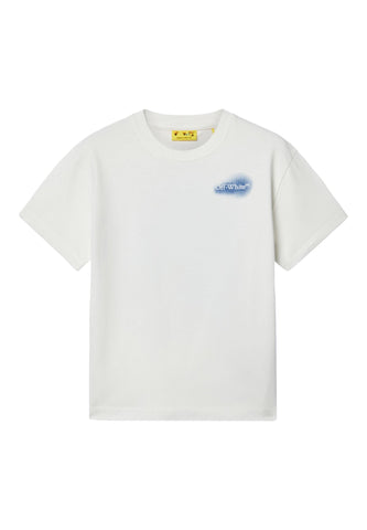 Çocuklar için Sprey Ok Tişört - Off-White