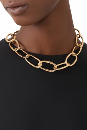 Gas Bijoux Maille Oval Kolye