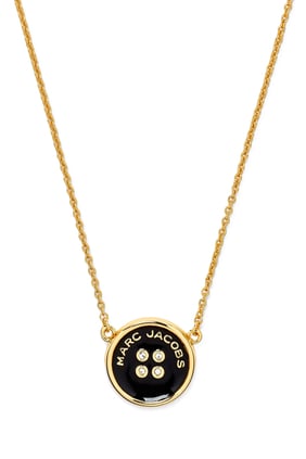 Marc Jacobs Buton Kolye - Şık ve Parlak Aksesuar