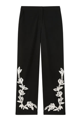 Daha Çiçek Nakışlı Pantolon