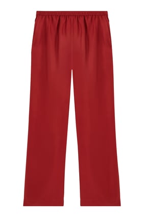 Alera Geniş Paça Pantolon - Kırmızı