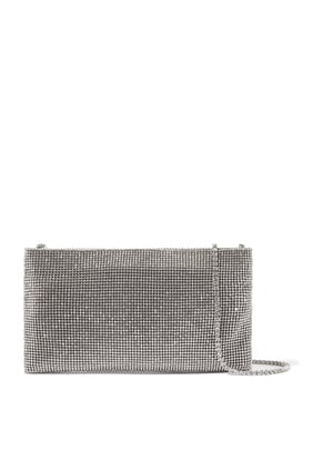 En İyi Arkadaş Rhinestone Clutch Çantası