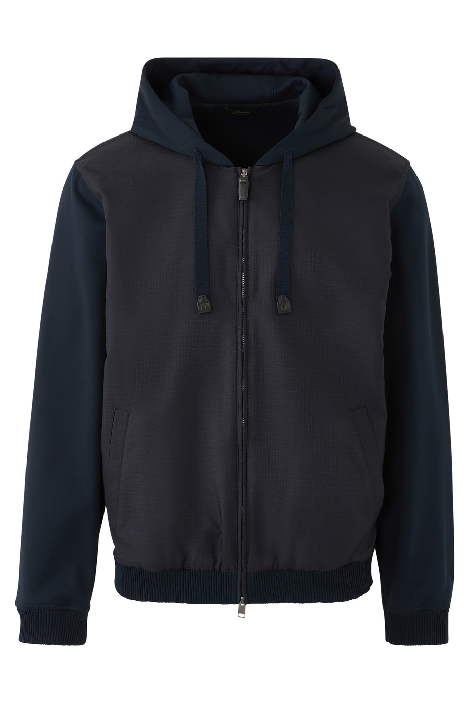 Kapüşonlu Pamuklu Fermuarlı Bluzon