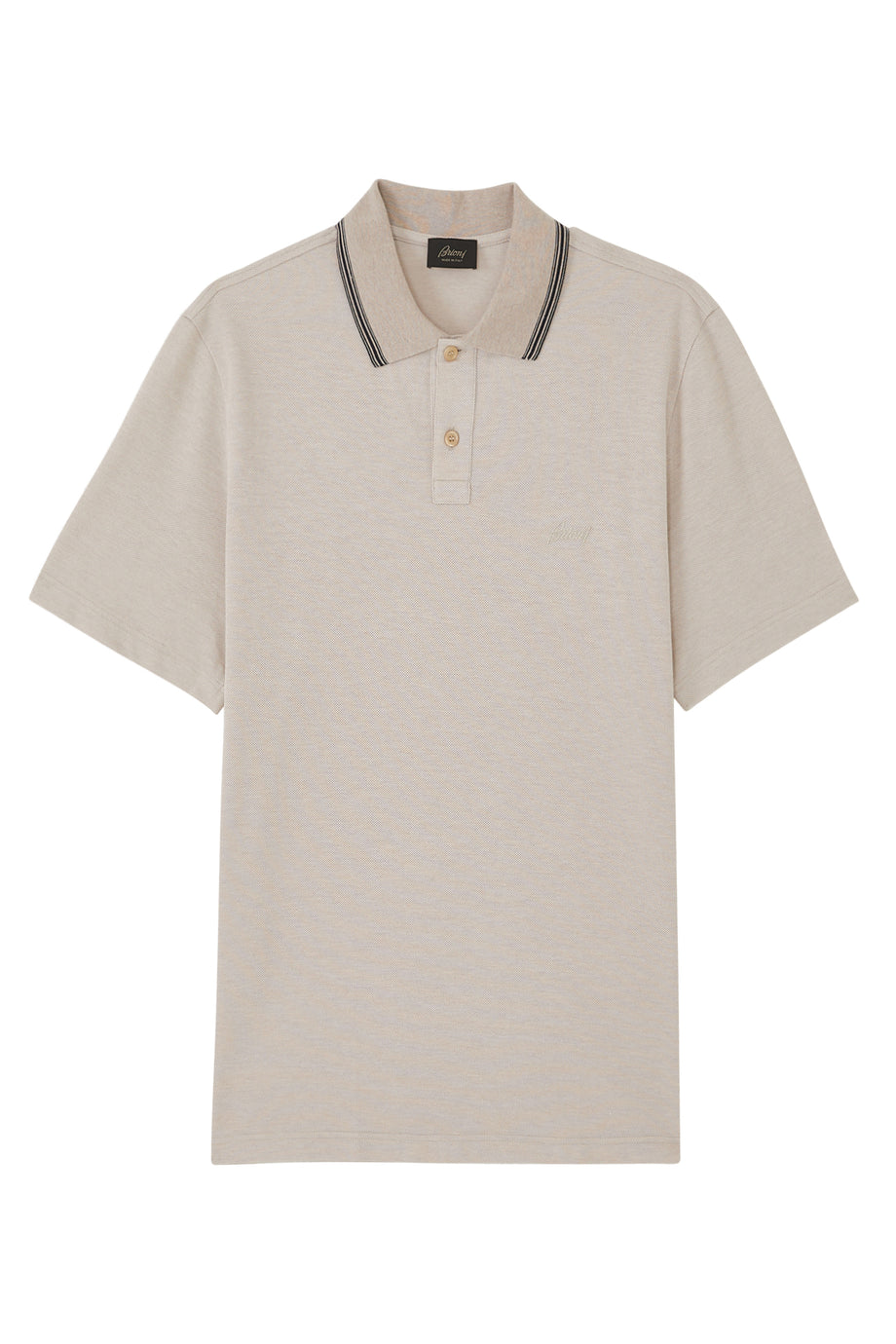 Şık Bej Logo Polo Tişört