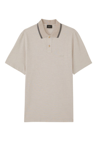 Şık Bej Logo Polo Tişört