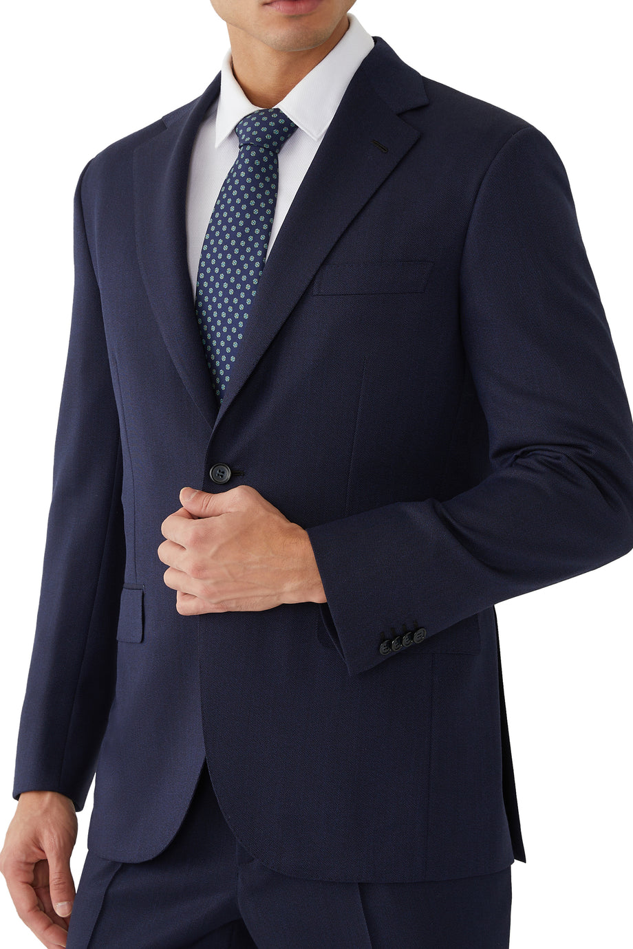 Navy Renkli Logo Kravat - Şıklığın Temsilcisi